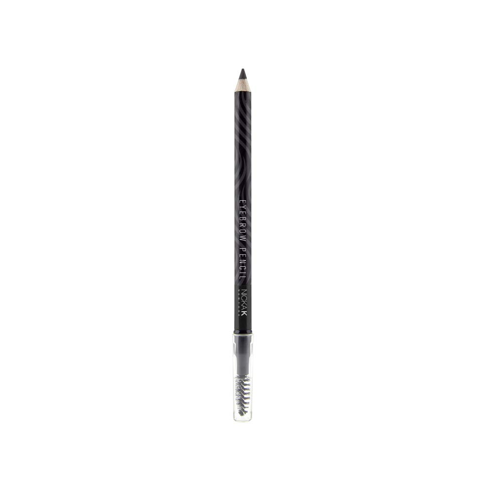 Nicka K Eyebrow Wood Pencil - Black (1g) | Natural Look, Easy Application | Perfect for Everyday Makeup & Professional Use