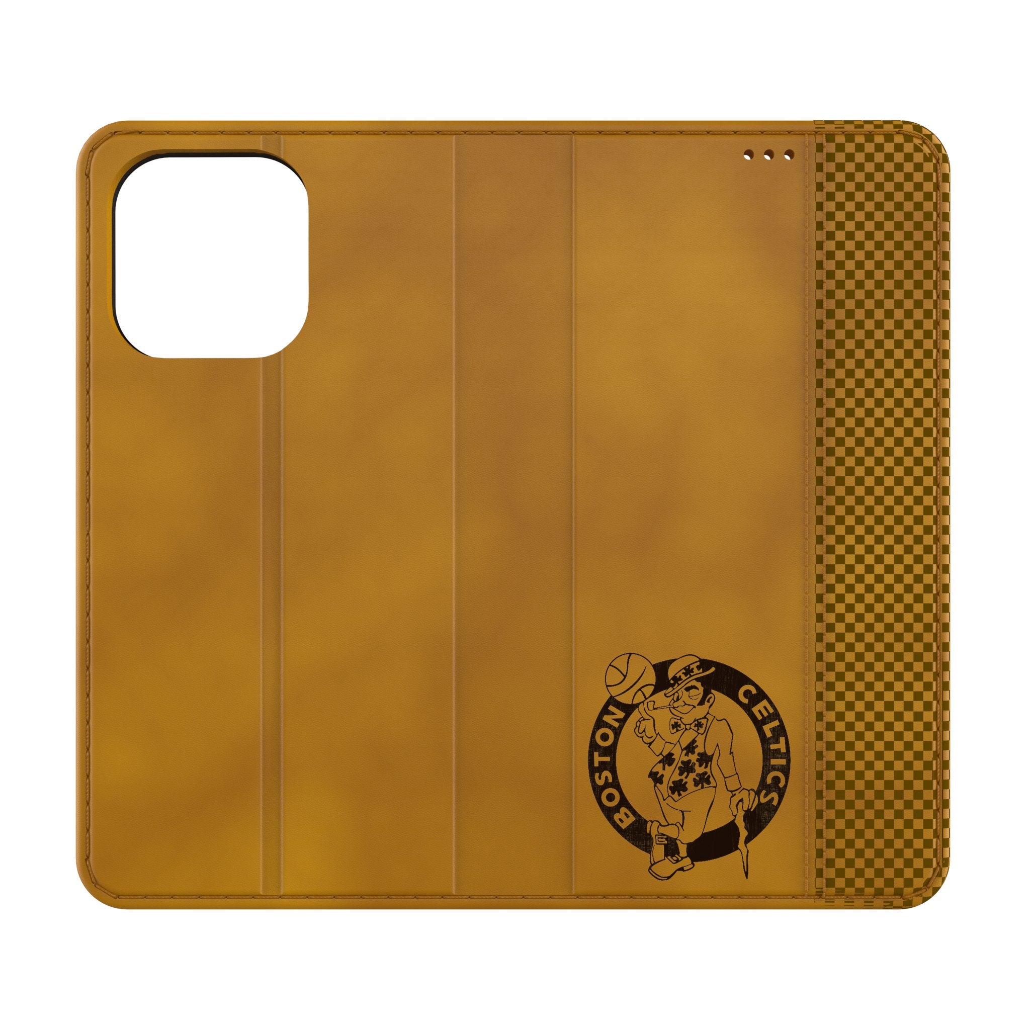 Boston Celtics NBA Basketball Team Burn Folio Phone Case for Apple iPhone - Perfect for Celtics Fans & Game Day Support