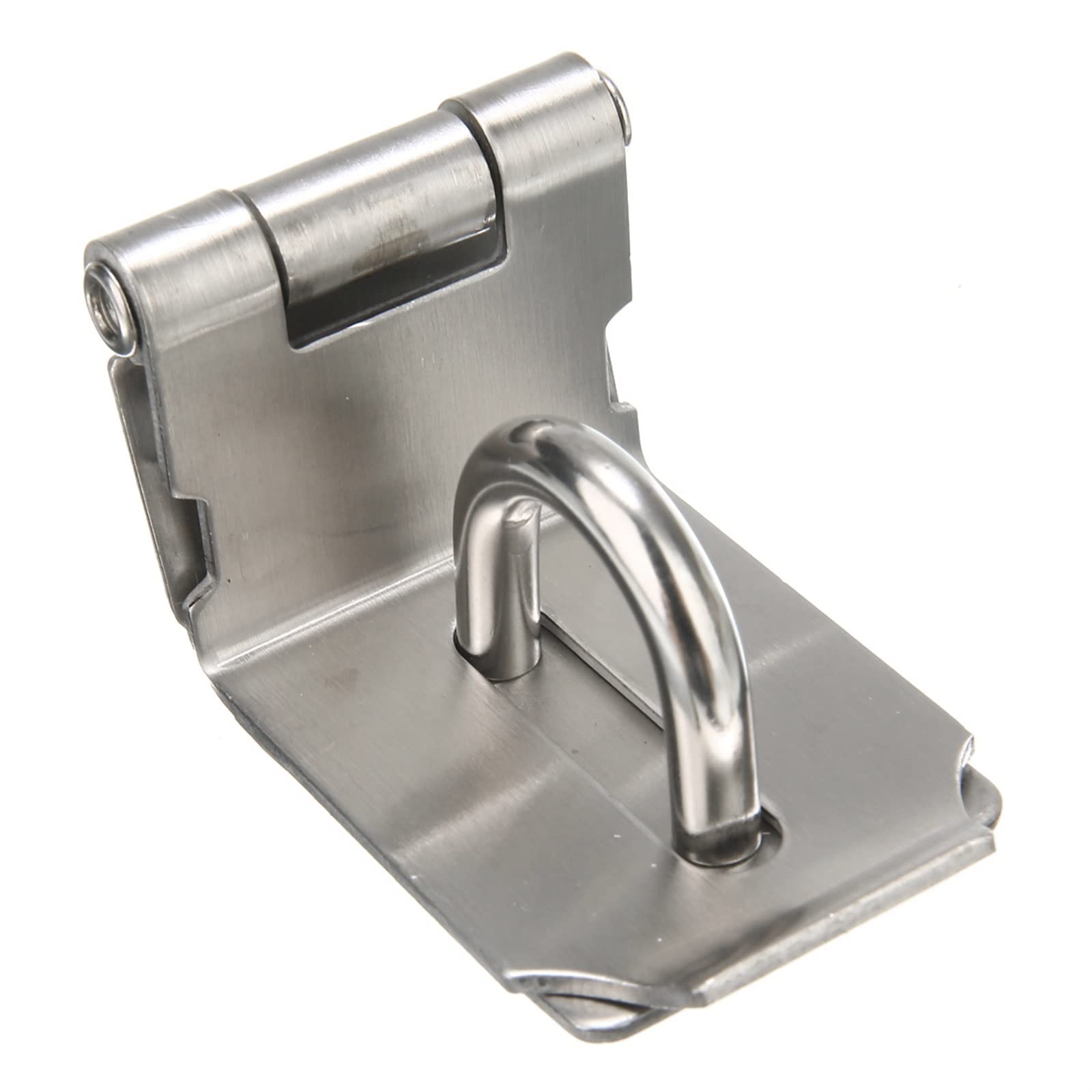 Durable Stainless Steel GULRUH Chain Lock for Inside Door - Heavy Duty Door Lock Buckle & Staple Plate for Enhanced Security (Ideal for Home, Apartment, Shed & Garage Safety with Padlock)