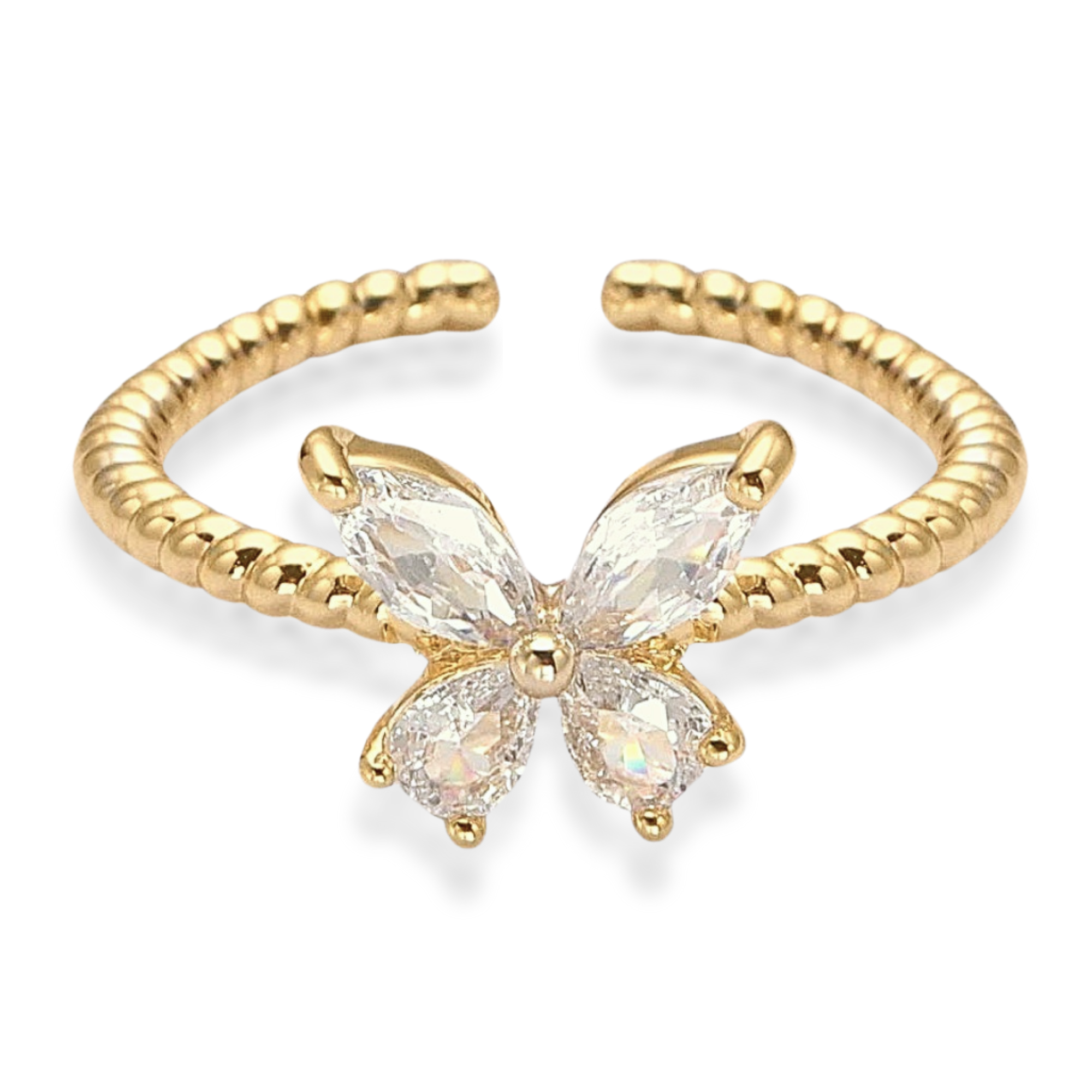 New Creation (Corinthians 5:17) Adjustable Gold & Silver Ring - Perfect for Religious Gifts, Daily Wear & Special Occasions