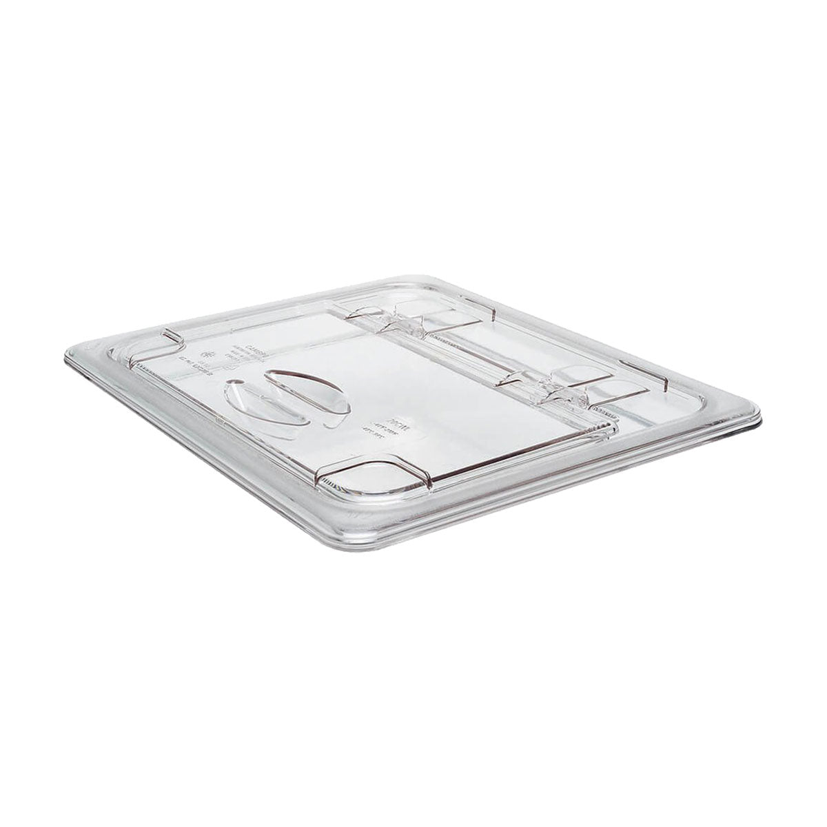 Cambro 20CWL135 Camwear Clear 1/2 Size Food Pan Flip Lid - Durable Polycarbonate Container for Commercial Kitchens, Catering & Food Storage