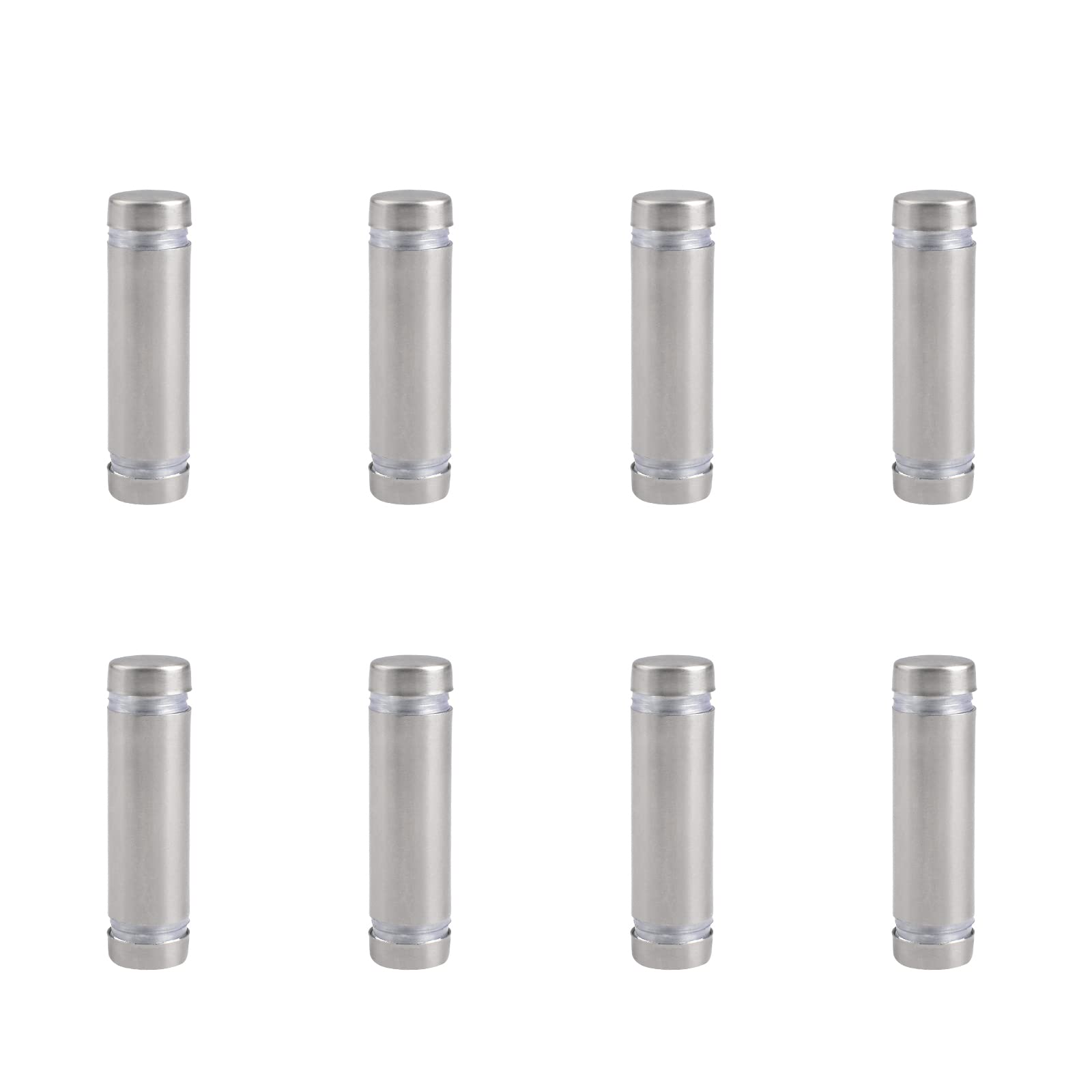 Stainless Steel Standoff Screws 8Pcs for Acrylic Glass & Wooden Boards - 12x40mm, DIY & Furniture Mounting