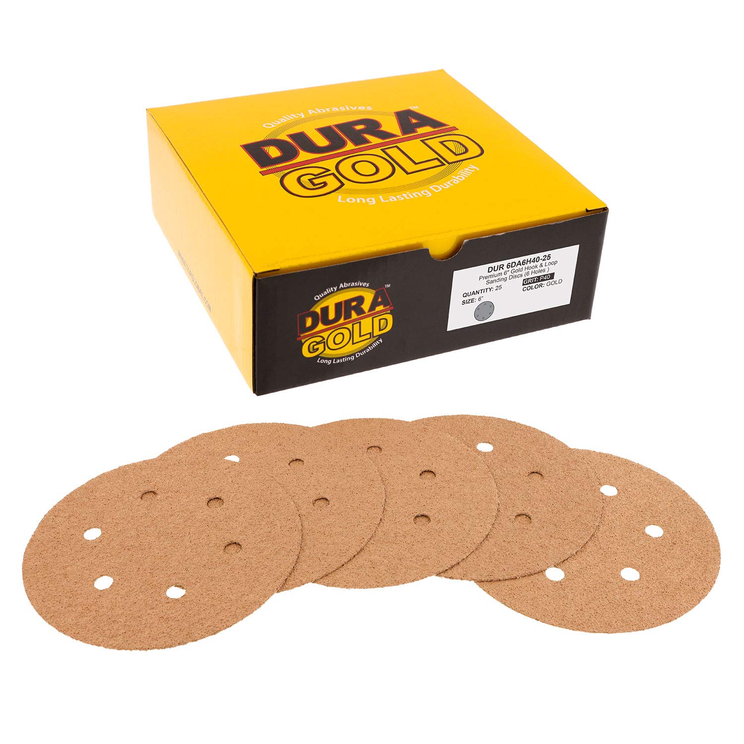 Dura-Gold Premium 40 Grit 6