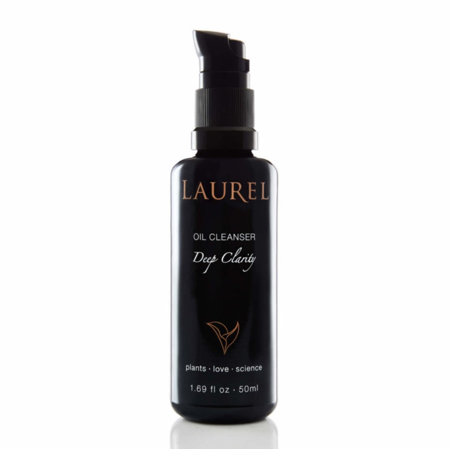 Laurel Oil Cleanser for Deep Clarity - Gentle Facial Cleansing Oil for Acne-Prone & Sensitive Skin | Perfect for Daily Skincare Routine & Makeup Removal