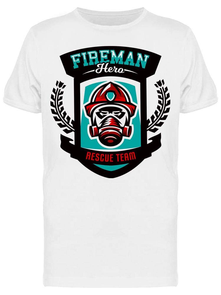 Fireman & Rescue Team Graphic T-Shirt for Men - Comfortable Casual Wear for Firefighters, First Responders & Heroes