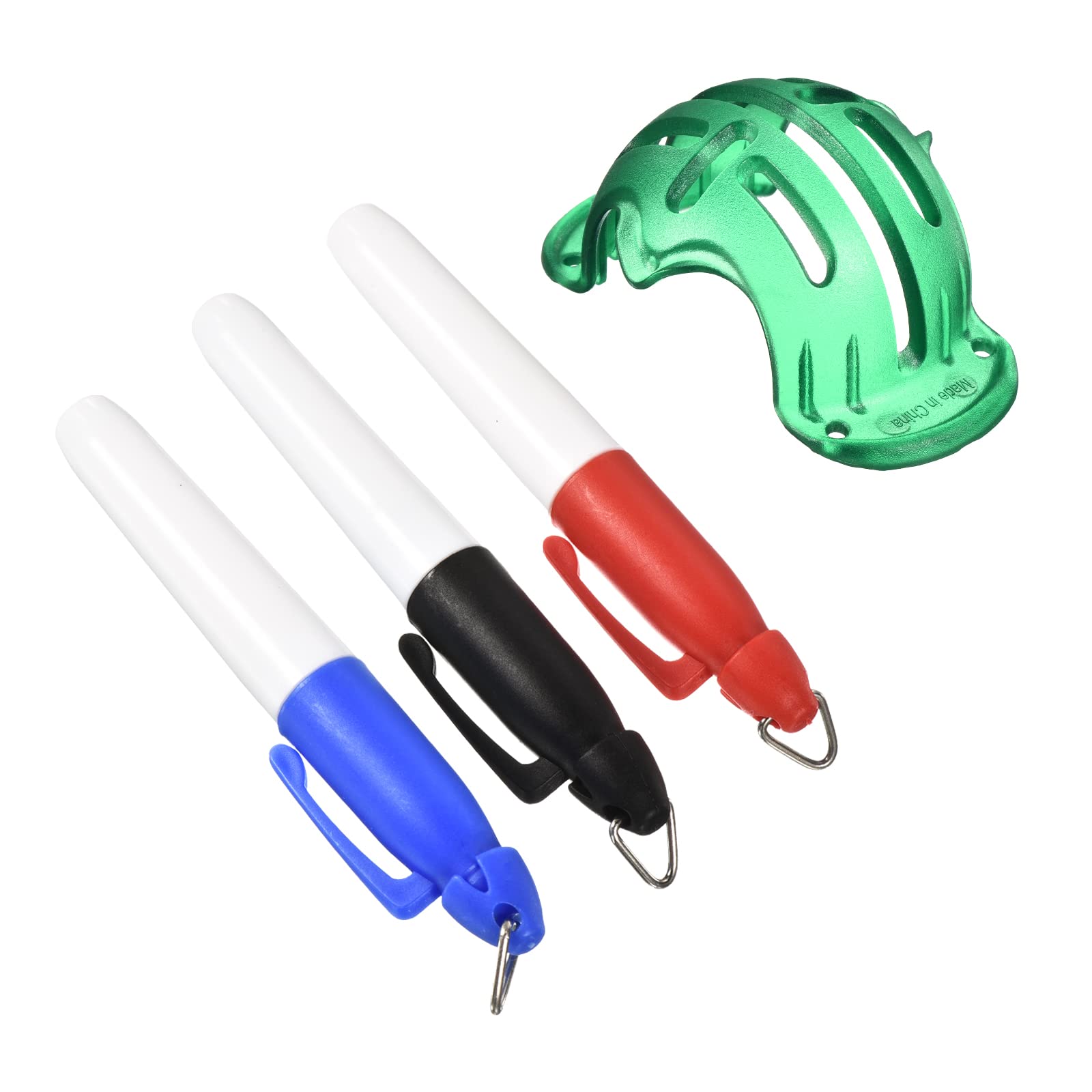 **PATIKIL Golf Ball Liner Kit - Professional Line Marking Stencils & Alignment Tool with Color Pens for Golf Training & Practice | Perfect for Driving Range & Putting Greens**