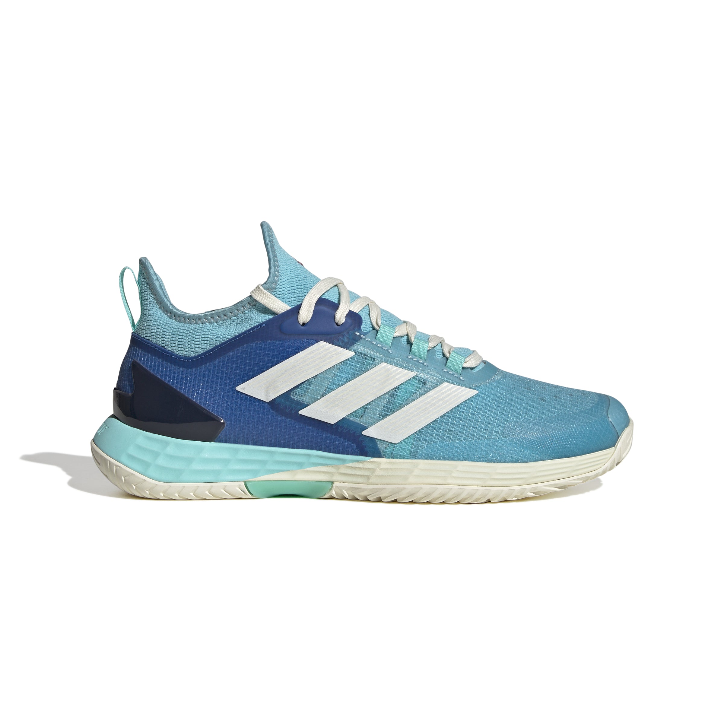 **Adidas Adizero Ubersonic 4.1 Men's Tennis Shoes - Light Aqua (ID1562) | Lightweight & Breathable for Competitive Play & Training**