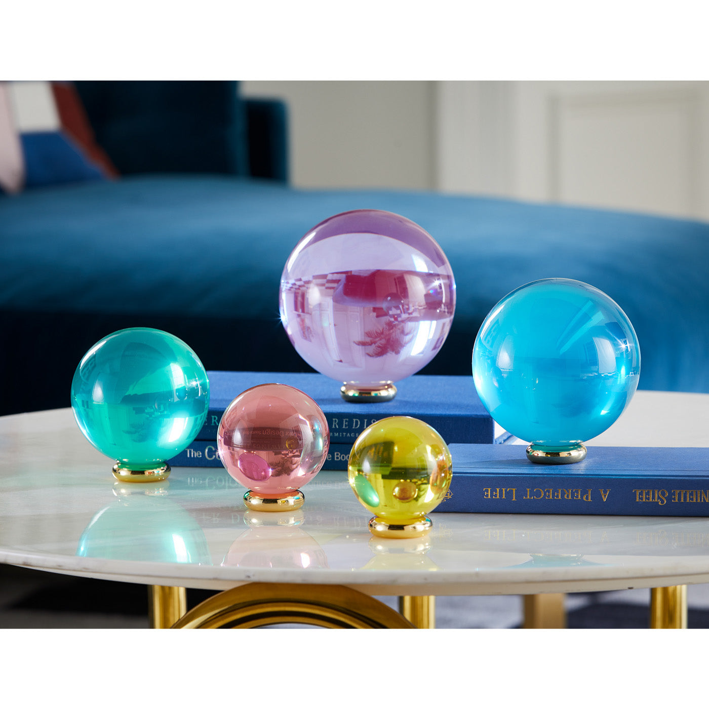 Acrylic Orb Set - Decorative Glass-Like Spheres for Home Decor, Centerpieces, and Wedding Table Settings | Perfect for DIY Crafts, Vase Fillers, and Event Styling