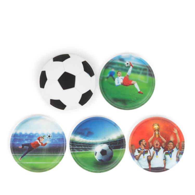 ergobag Klettie 5-Piece Set | Special Edition Soccer 3D Klettie Backpack Set for Kids | Perfect for School, Sports & Travel
