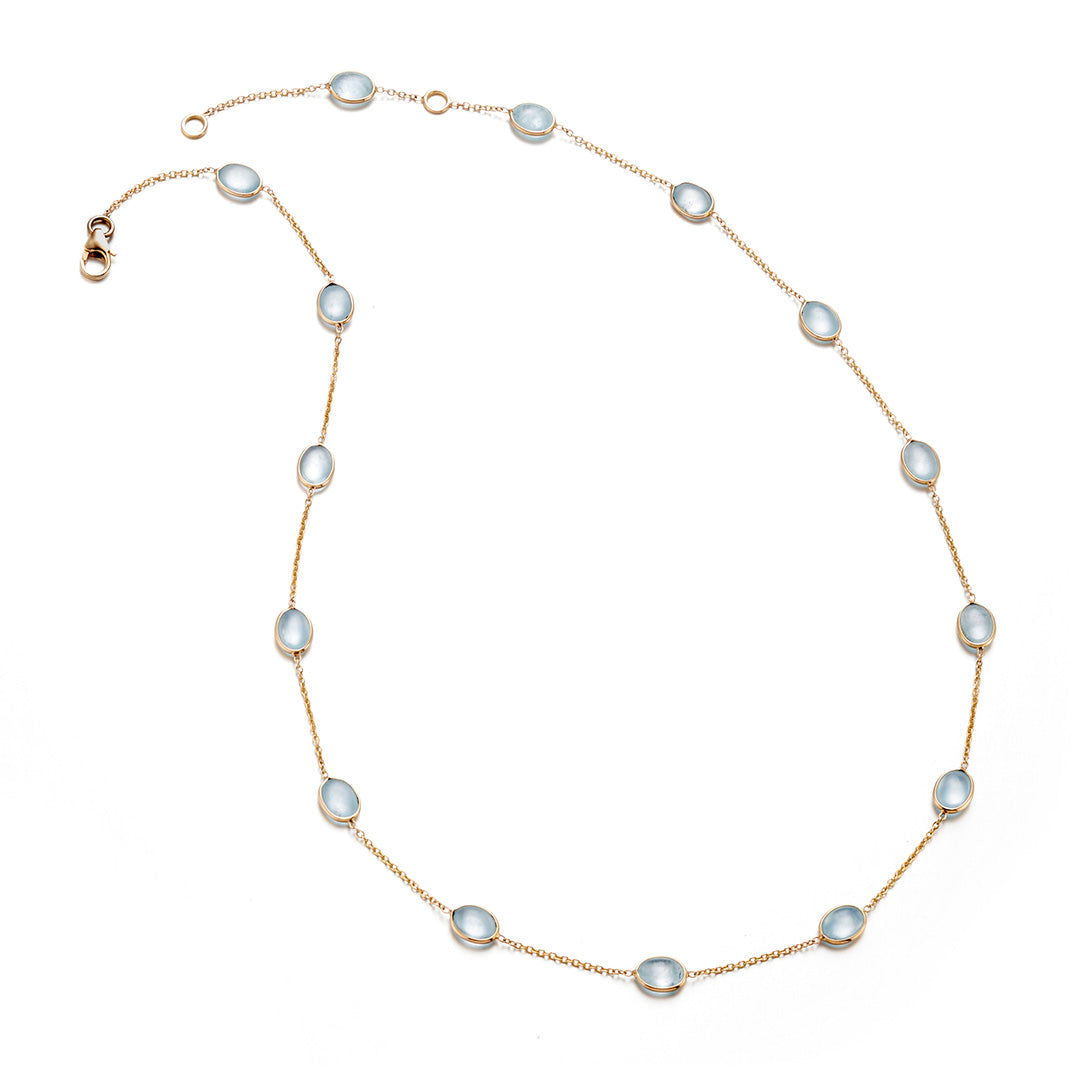 Aquamarine Pendant Necklace for Women - Elegant Birthstone Jewelry Gift for Mom, Wife, or Girlfriend - Perfect for Weddings, Anniversaries & Special Occasions