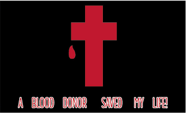 Christian Cross 3'X5' Rough Tex® 100D Flag - Religious Banner for Church, Home & Outdoor Decor - Inspirational Gift for Blood Donors & Faithful Believers