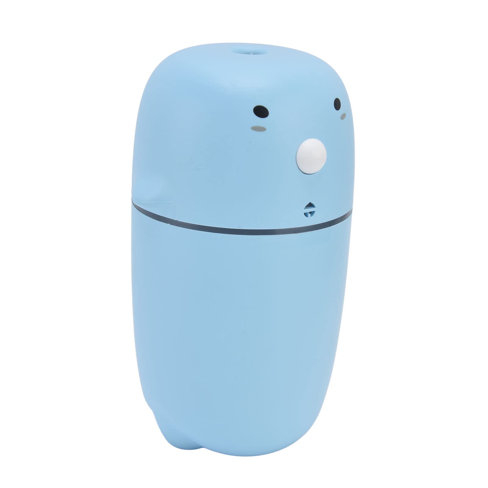 Portable Mini Air Humidifier - 2 Modes, Ultra Quiet, Cute Design for Home, Office, Car & Travel | Blue | Improves Air Quality for Better Sleep & Work