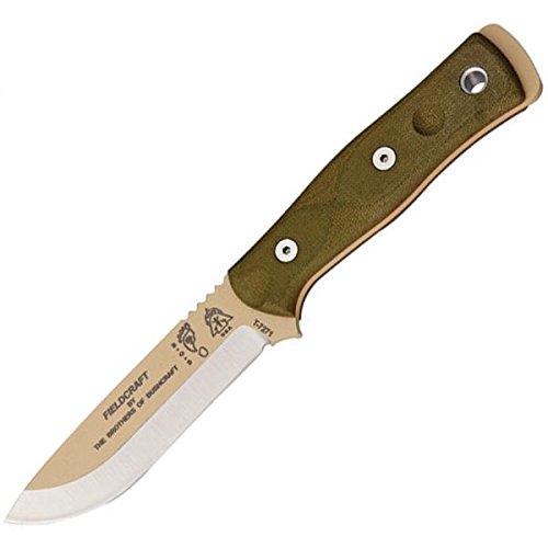 Tops Knives B.O.B. Hunter Knife - Survival Fixed Blade Knife for Outdoor Camping, Hunting & Bushcraft | Durable 1095 High Carbon Steel with Kydex Sheath