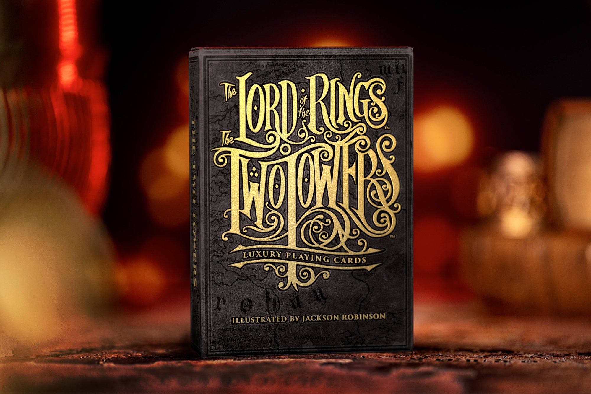 Premium Gilded Two Towers Playing Cards - Luxury Gold Foil Deck for Poker, Magic Tricks & Collectors - Perfect for Game Nights, Gifts & Cardistry