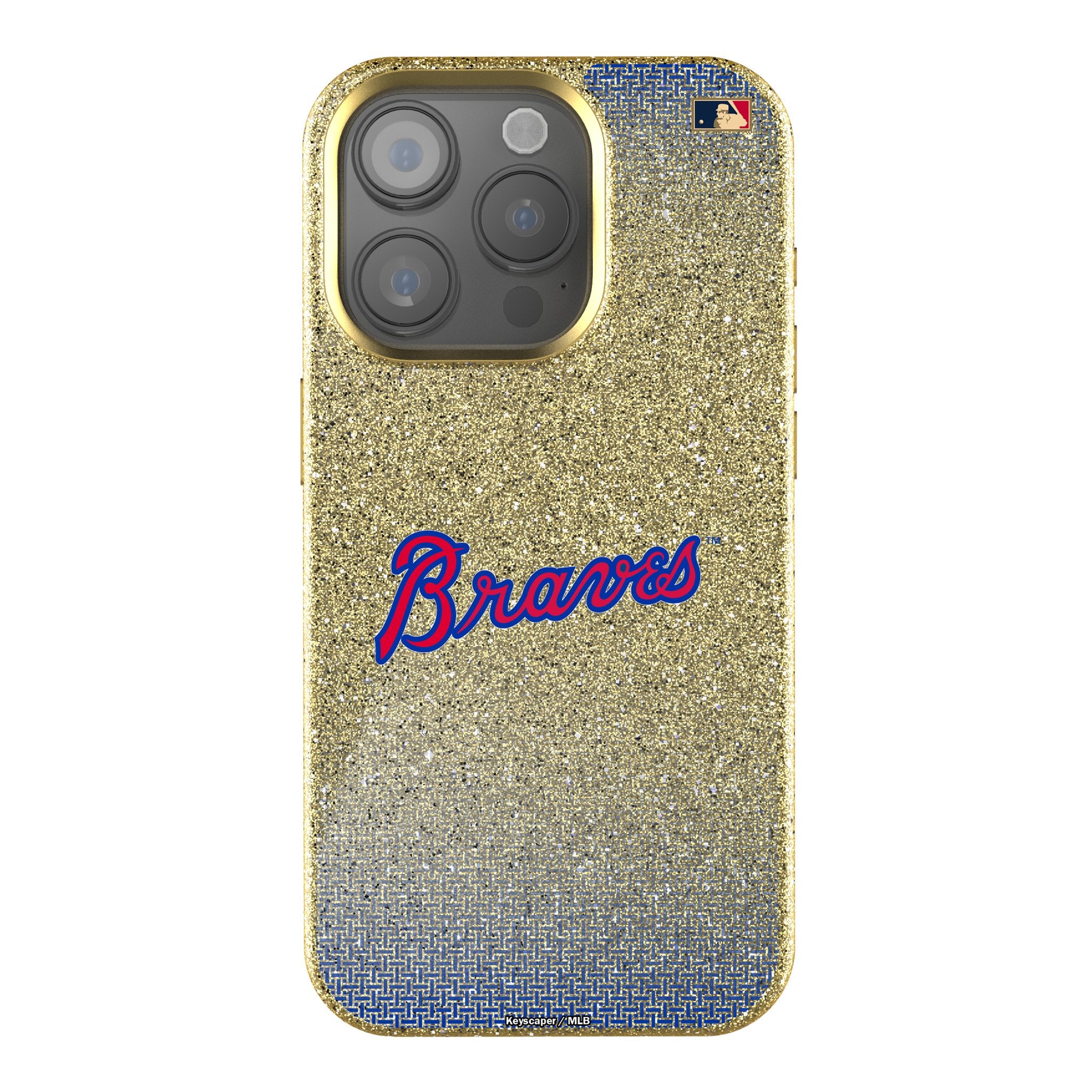 Atlanta Braves 2012 Cooperstown Collection Linen Bling Phone Case for iPhone - Perfect for Baseball Fans & Game Day Accessories