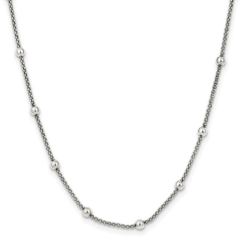 Elegant Sterling Silver Polished Chain Necklace for Women - Perfect for Everyday Wear, Layering & Special Occasions