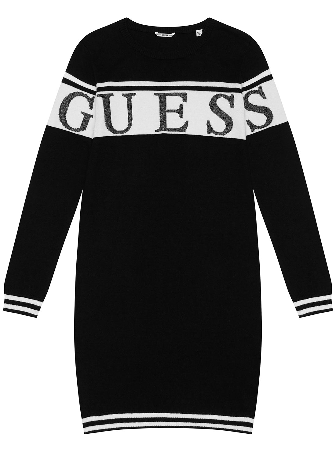 Black Long Sleeve Knit Dress for Women - Soft Stretchy Casual Bodycon Midi Dress (Size 7-16) - Perfect for Office, Date Night & Fall Layering