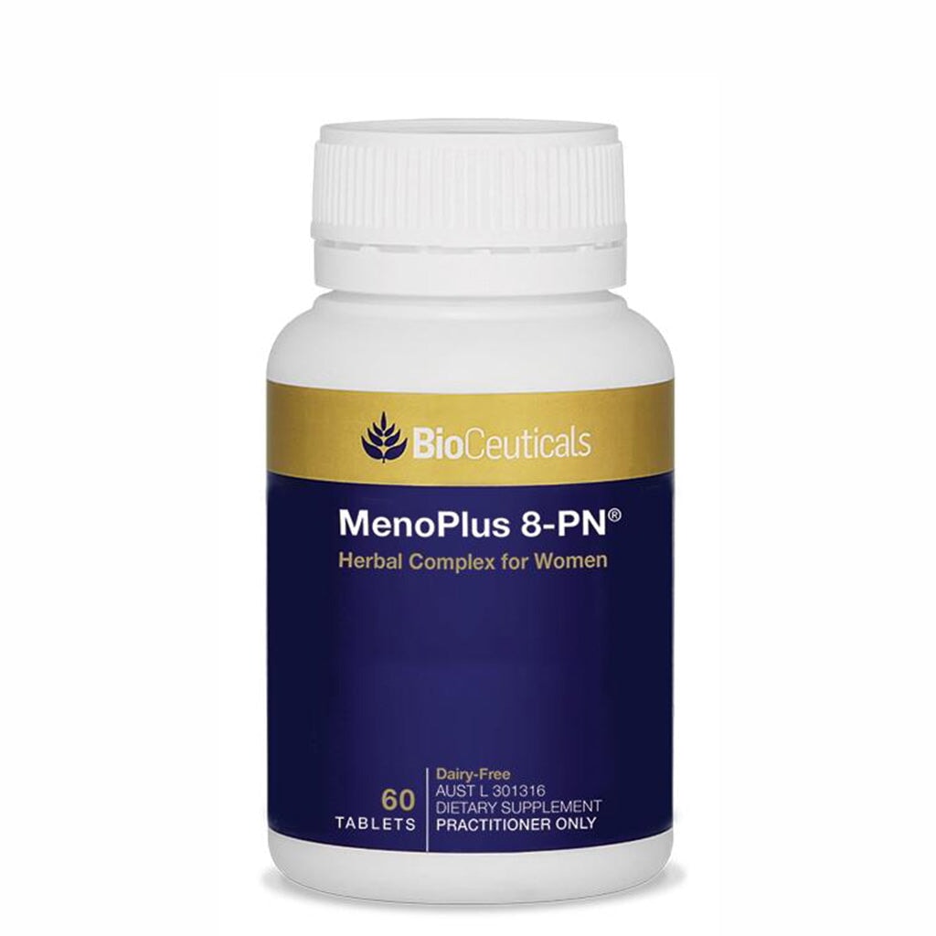 BioCeuticals MenoPlus 8 PN - Natural Menopause Relief Supplement for Women - Hot Flash & Night Sweat Support - Hormone Balance & Mood Support - Perfect for Menopausal Women at Home & Work