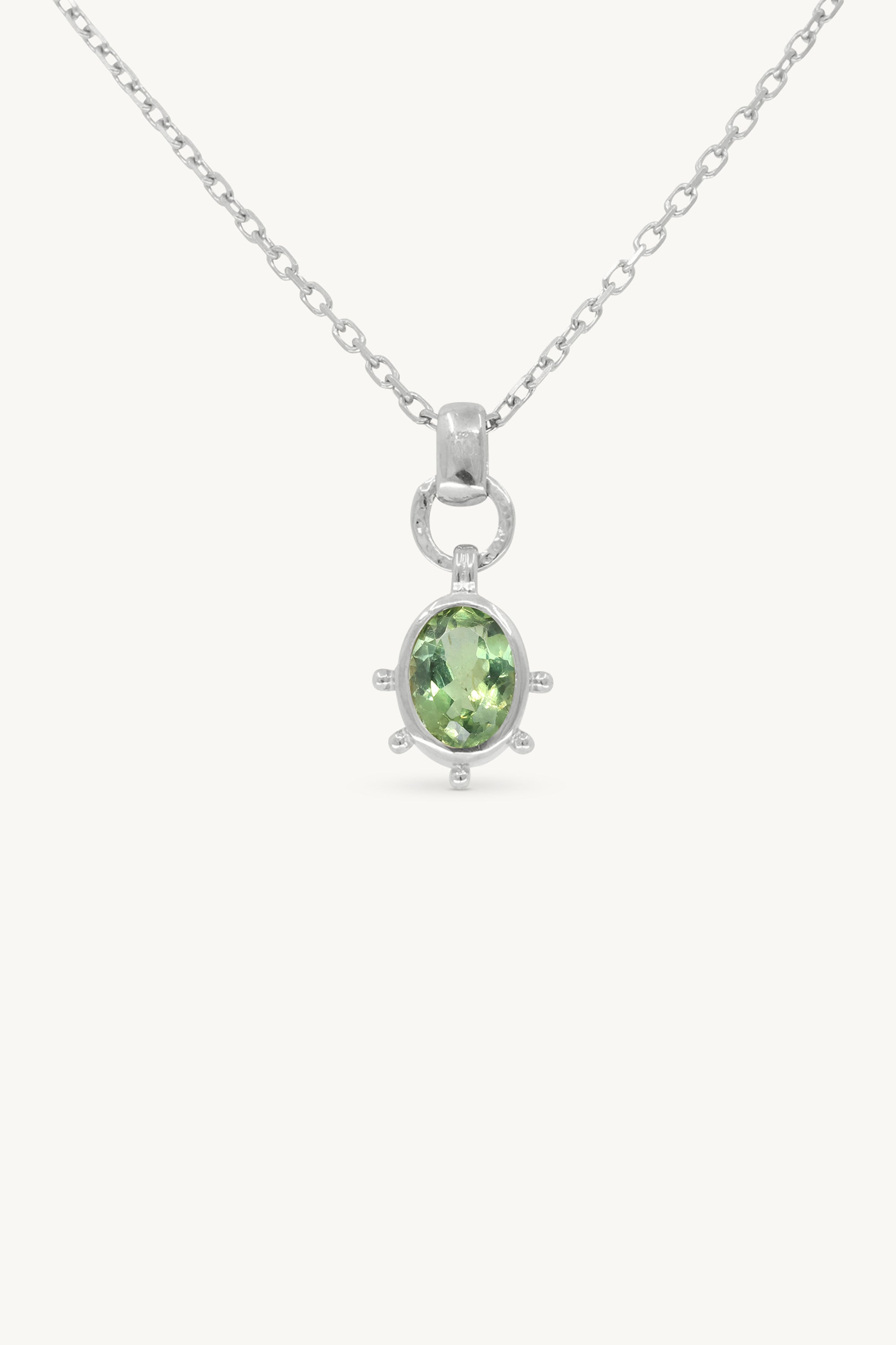 Genuine Apatite Silver Pendant Necklace for Women - Elegant Jewelry Gift for Birthday, Anniversary & Special Occasions | Perfect for Everyday Wear & Evening Events