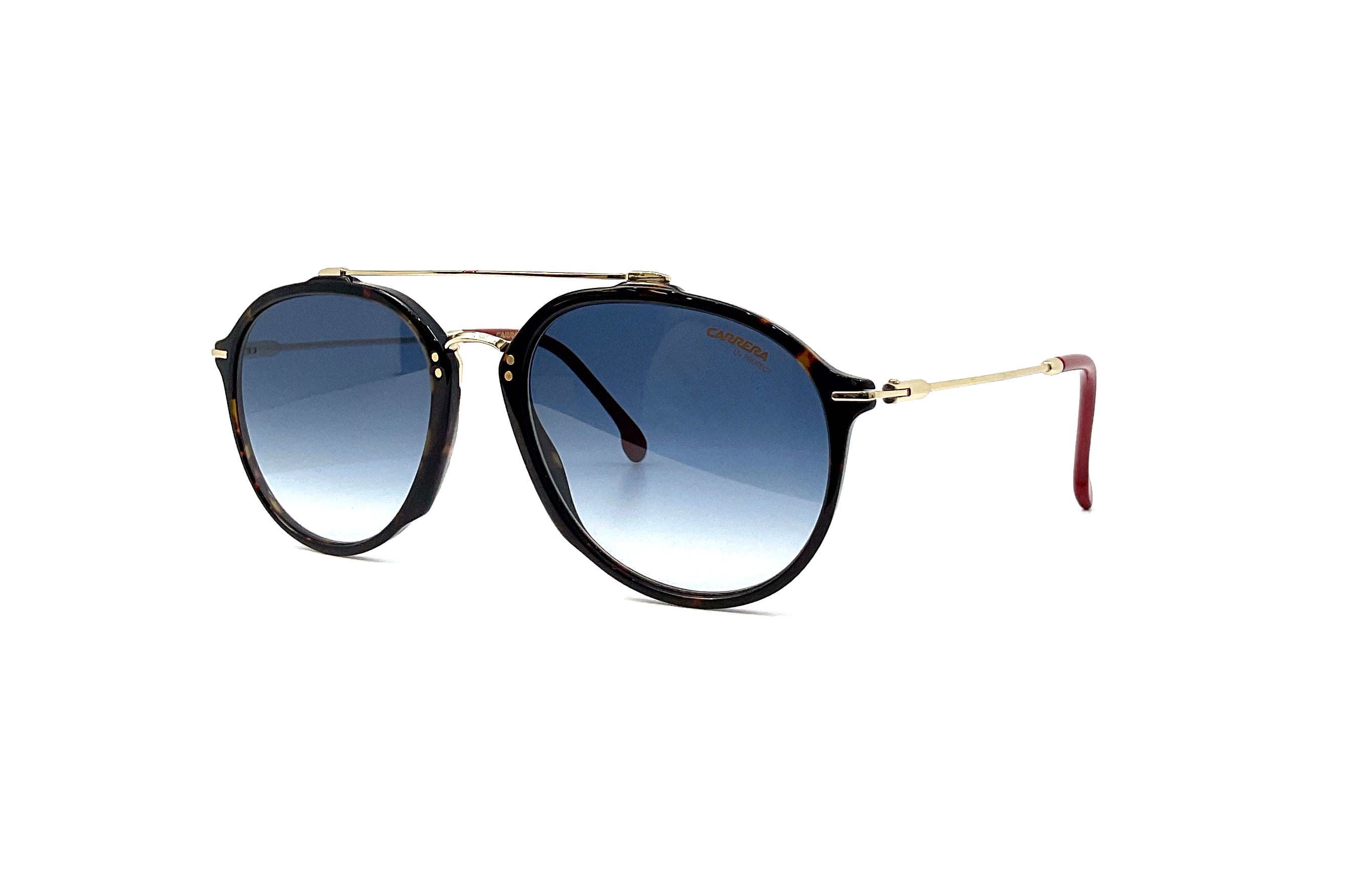 Carrera 171/S Havana Sunglasses - Polarized UV Protection Aviator Style for Men & Women - Perfect for Driving, Travel, and Outdoor Activities