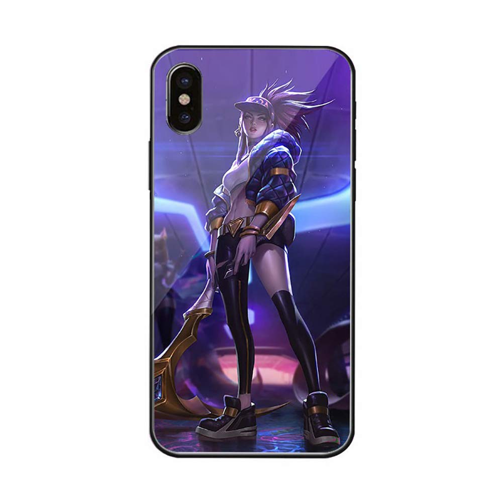 QIAOBS Anime League of Legends iPhone Case - Compatible with iPhone 6/6 Plus/X/XR/XS/11/11 Pro/11 Pro Max - Protective Cover for Gaming Fans - Perfect for Cosplay, Conventions & Daily Use
