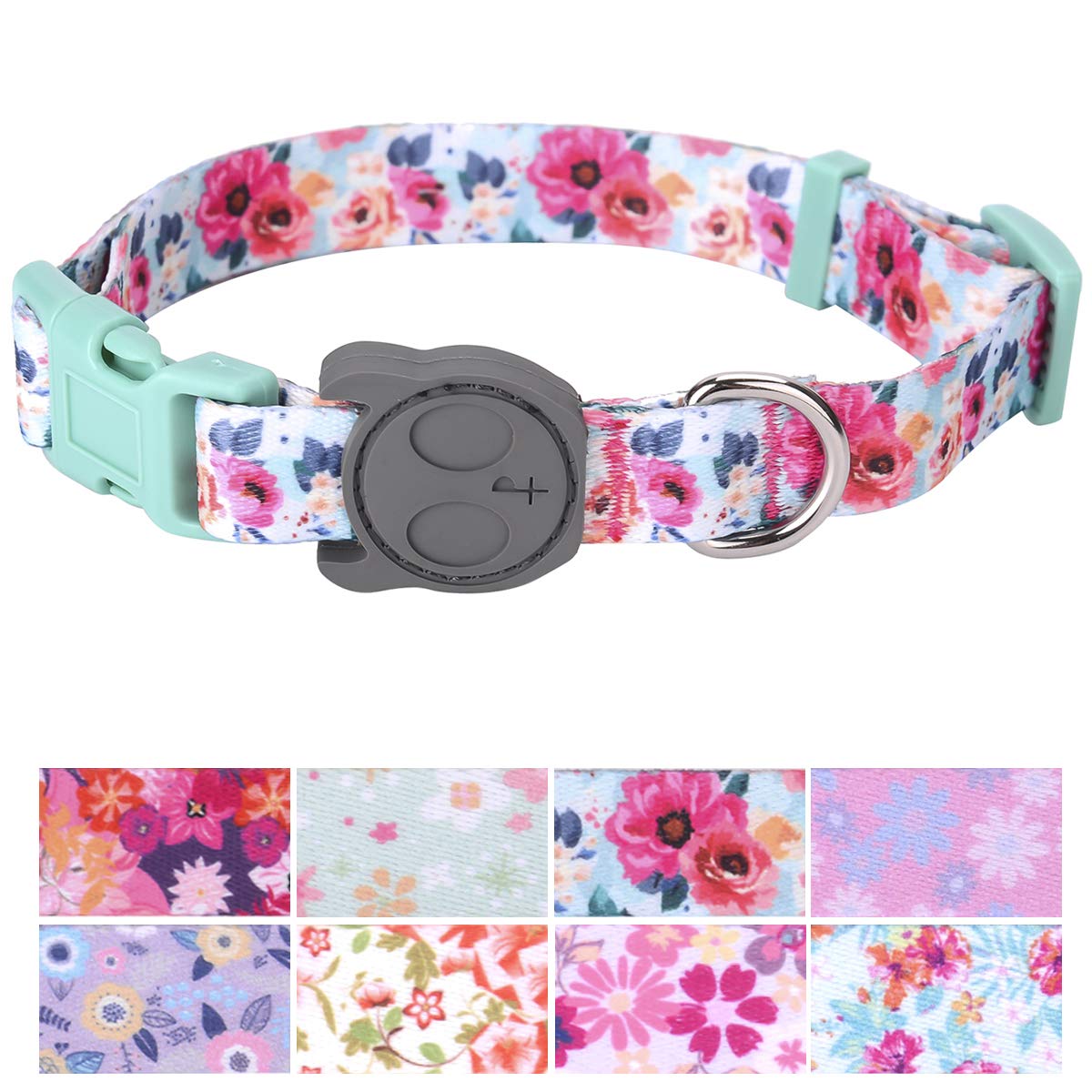 PetANTastic Adjustable Small Dog Collar - Durable Soft & Heavy Duty with Floral Design - Comfortable for Puppies & Adult Dogs - Perfect for Indoor & Outdoor Use - Ideal for Walks, Training & Daily Wear