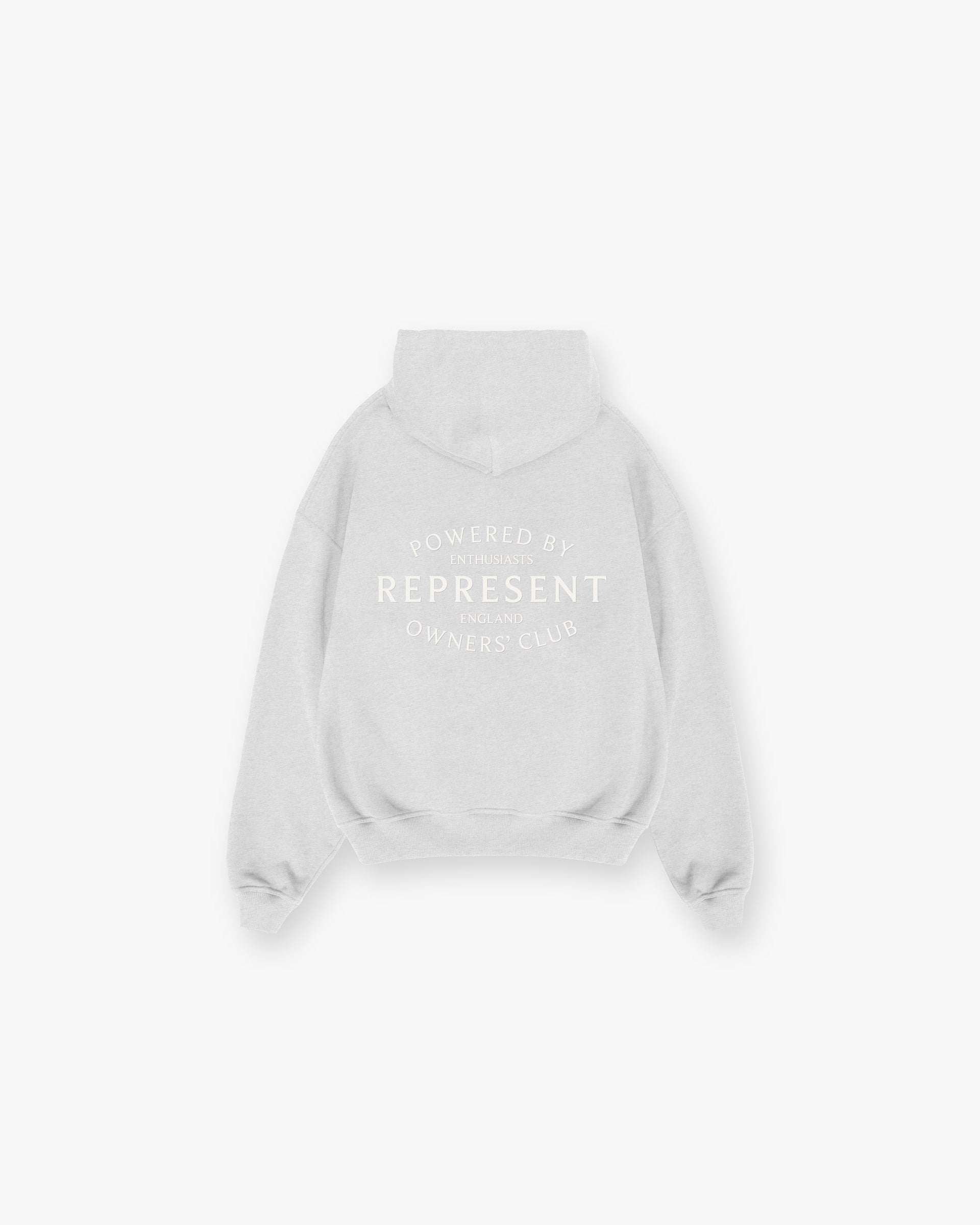 Represent Owners Club Stamp Hoodie - Ash Grey | Premium Streetwear for Men & Women | Casual Wear, Gym, Lounge, Everyday Comfort