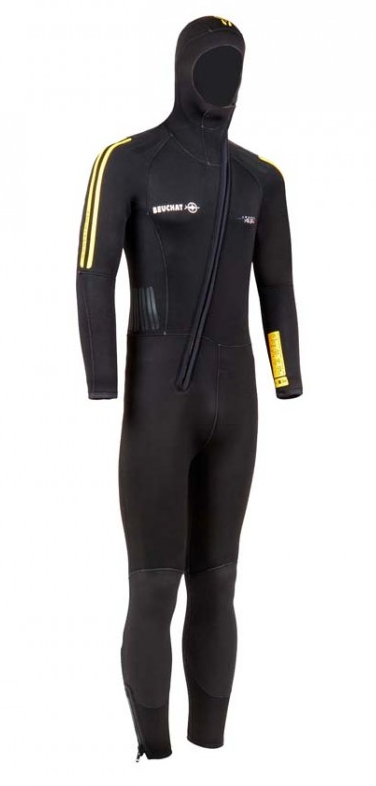 Beuchat 1Dive 7mm Hooded Wetsuit for Men - Premium Scuba Diving & Spearfishing Gear for Cold Water Adventures