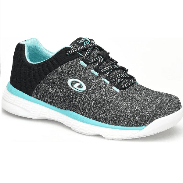 Dexter Women's Elin Grey Teal Bowling Shoes - Lightweight & Comfortable for League Play & Tournaments - Perfect for Competitive Bowlers & Casual Players
