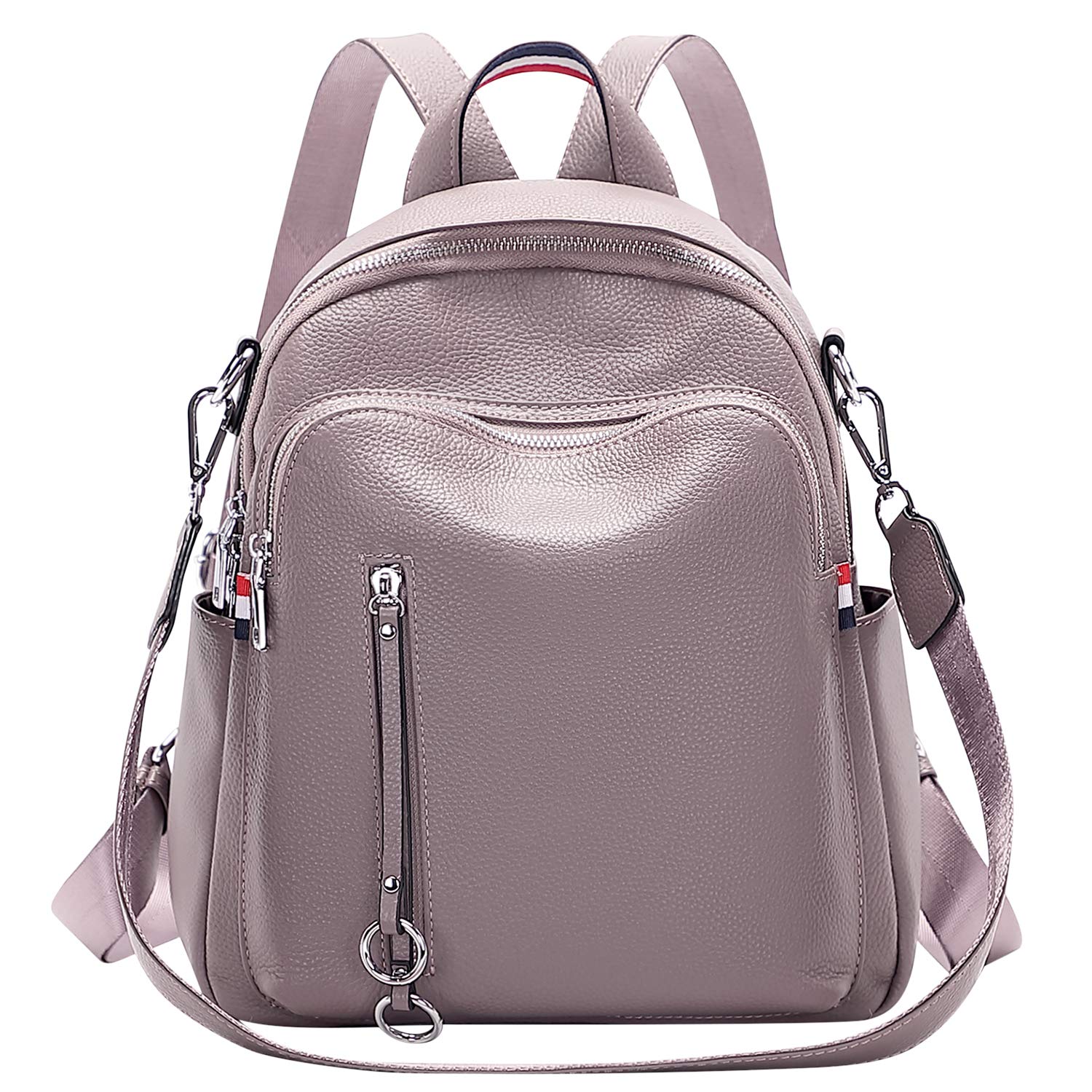ALTOSY Genuine Leather Backpack Purse for Women - Stylish Shoulder Bag & Casual Daypack - Medium Size - Perfect for Work, Travel & Daily Commute