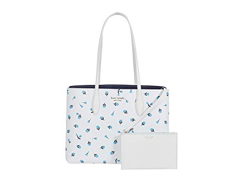 Kate Spade New York All Day Dainty Bloom Large Tote Bag for Women - Stylish Floral Print Work & Travel Tote - Perfect for Office, Commute, and Weekend Getaways