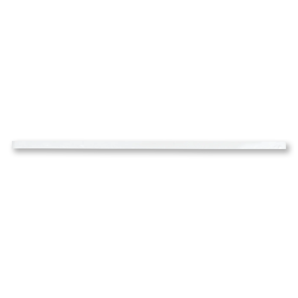 12-Pack White Matte Glazed Ceramic Quarter Round Tile - Perfect for Kitchen Backsplash, Bathroom Walls & Flooring Transitions