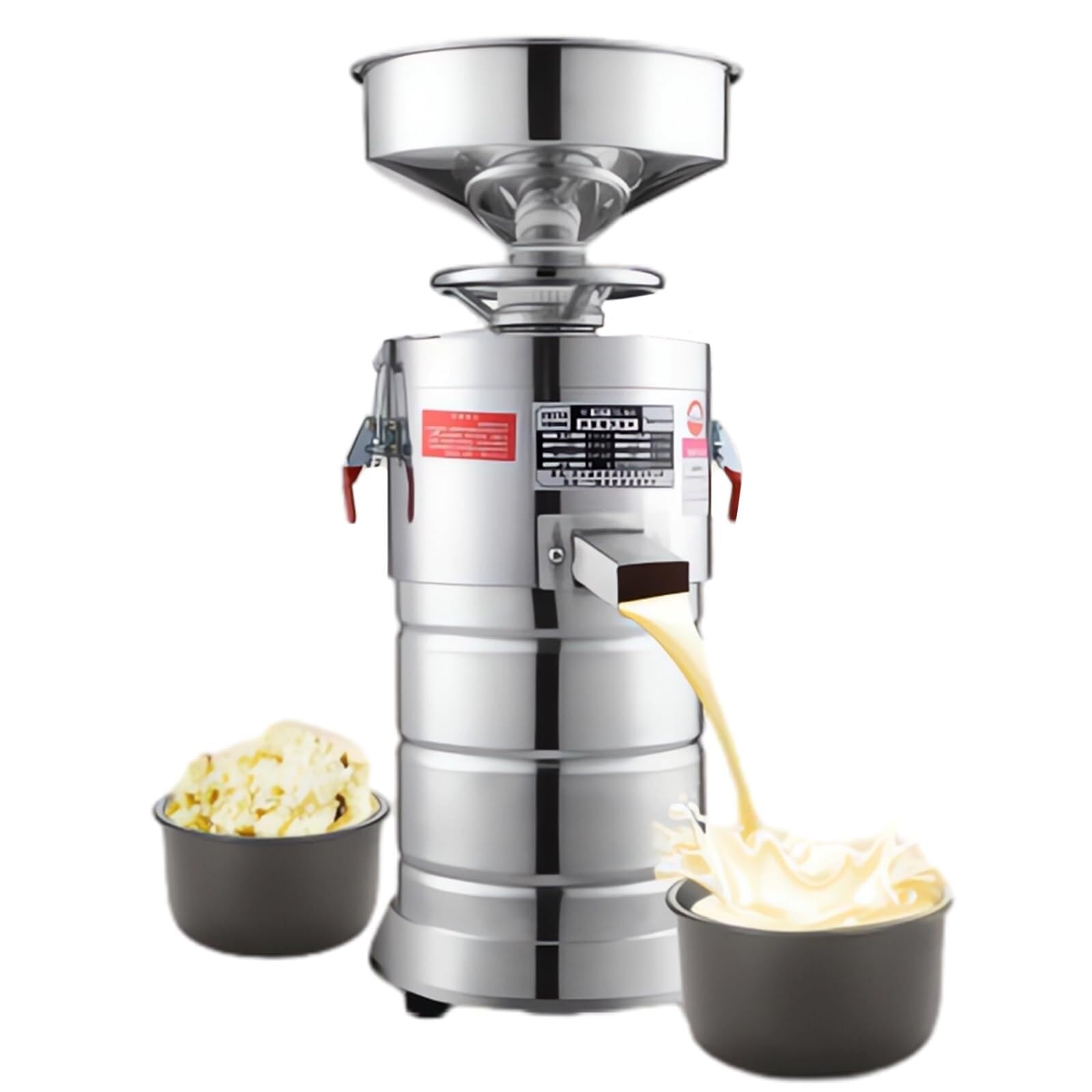 Commercial Soy Milk Maker 1100W - Automatic Soy Milk & Coffee Bean Grinding Machine for Restaurant, Cafe, and Home Kitchen - Perfect for Breakfast, Beverage Shops, and Healthy Drink Preparation