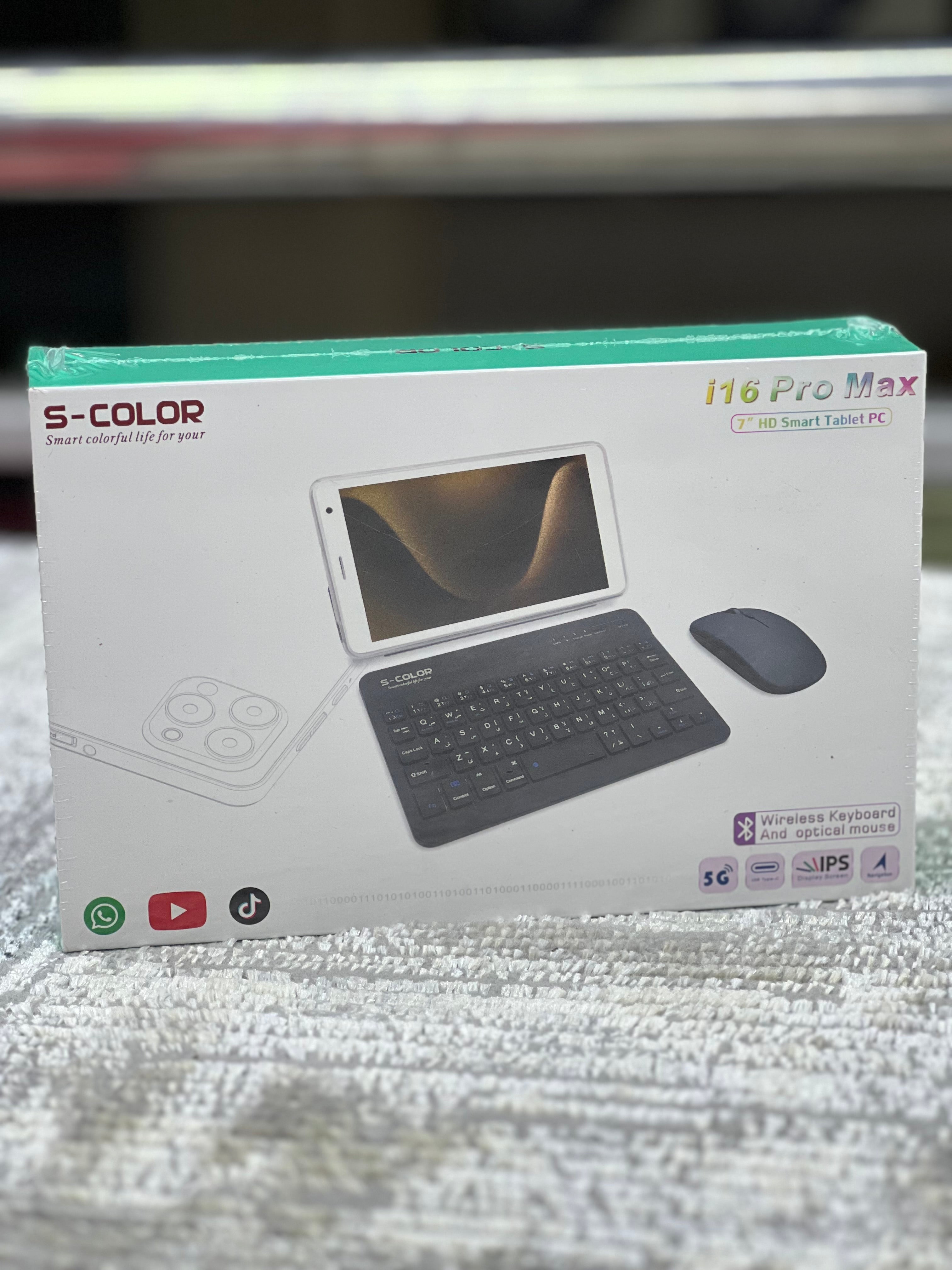 S16 Pro Max Tablet - 10.1 Inch Android Tablet with 4GB RAM, 64GB Storage, Dual Camera - Perfect for Work, Study, and Entertainment