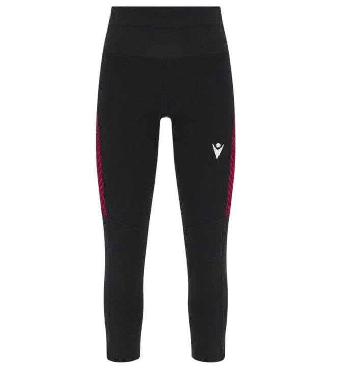 Malgrats Women's 7/8 High Waist Yoga Leggings - Red Workout Pants for Running, Gym & Lounge - Comfortable Tummy Control Athletic Tights