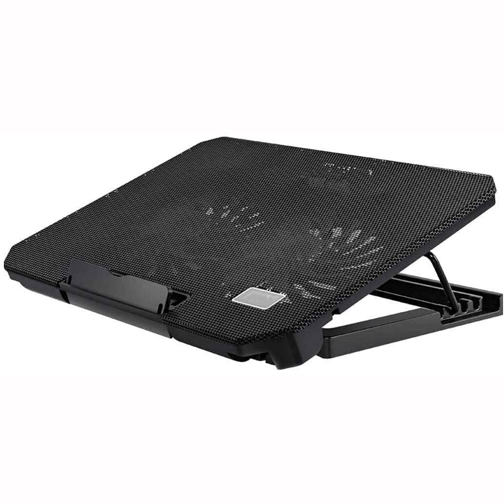 RenminRoad 17-inch Laptop Cooling Pad with USB Powered Fan - Ultra Quiet & Stable Gaming Laptop Stand for Notebooks | Perfect for Office Work, Gaming & Home Use