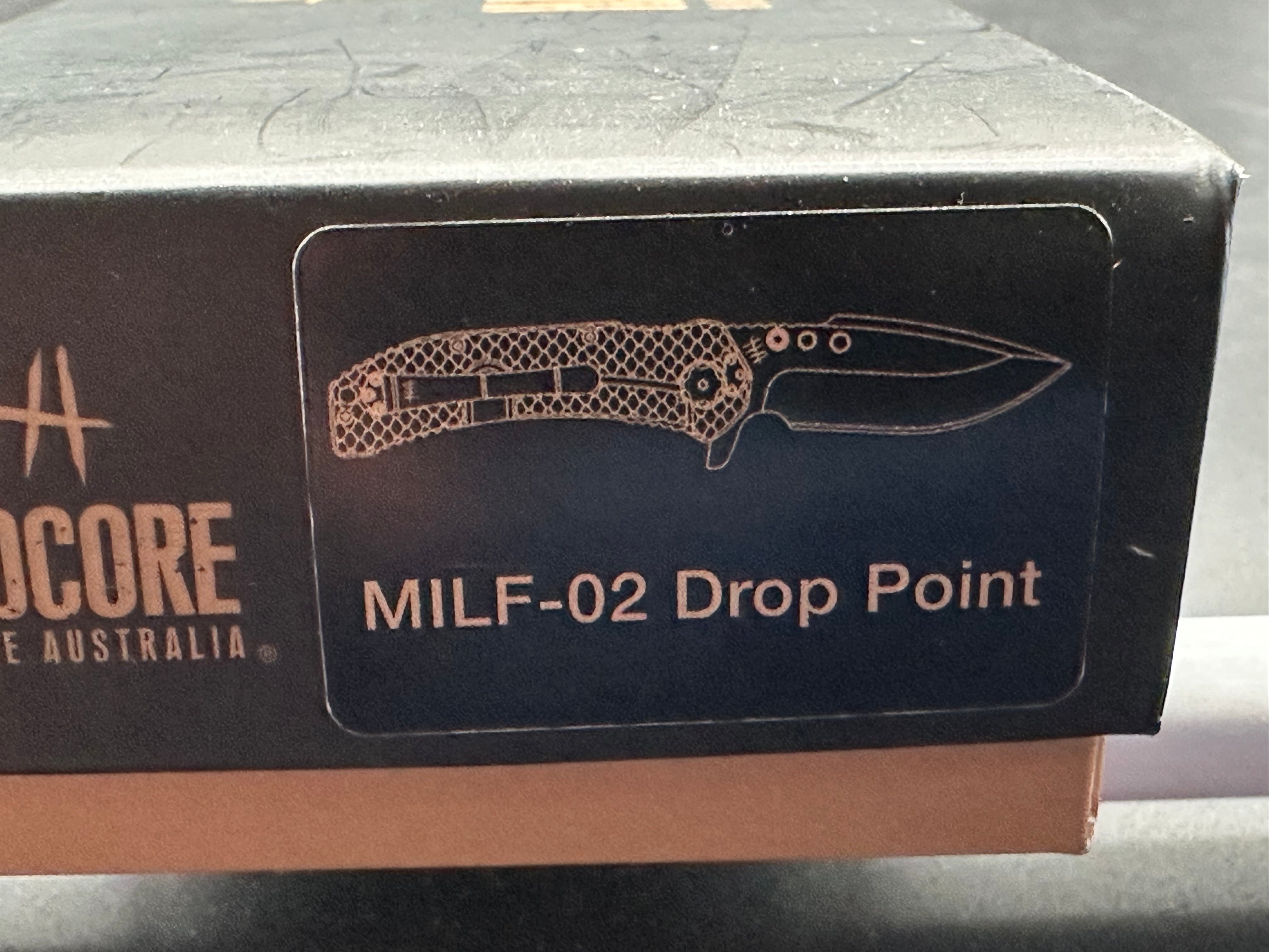Halfbreed MILF 02 Knife - Premium Folding Pocket Knife for Camping, Hiking & Everyday Carry (EDC)