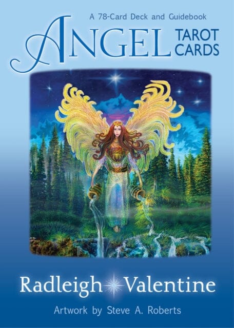 Angel Tarot Cards 78-Card Deck with Guidebook by Radleigh Valentine - Divine Guidance for Love, Career & Spiritual Growth