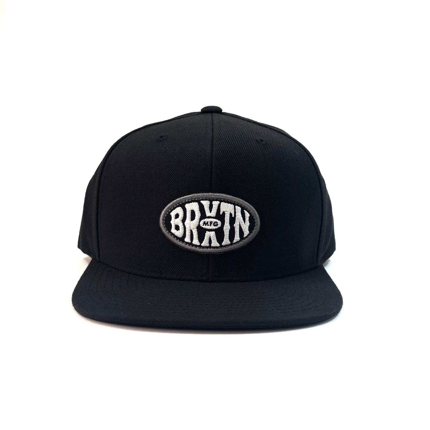BRIXTON Largo MP Snapback Hat - Black Adjustable Dad Hat for Men & Women | Perfect for Outdoor Activities, Sports, and Casual Wear