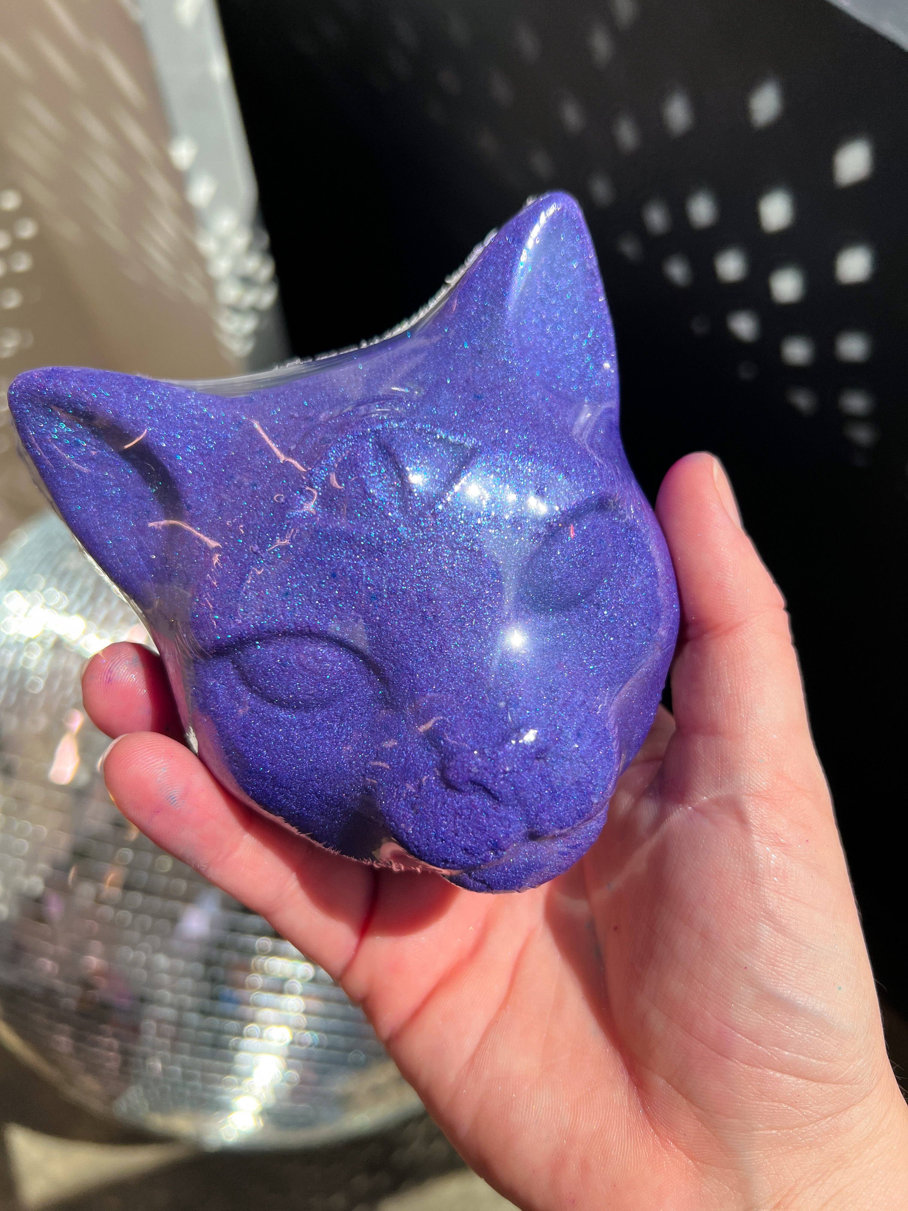 Psychic Protection Crystal Infused Bath Bomb - Relaxing Spiritual Cleansing with Healing Crystals | Perfect for Meditation, Stress Relief & Energy Cleansing