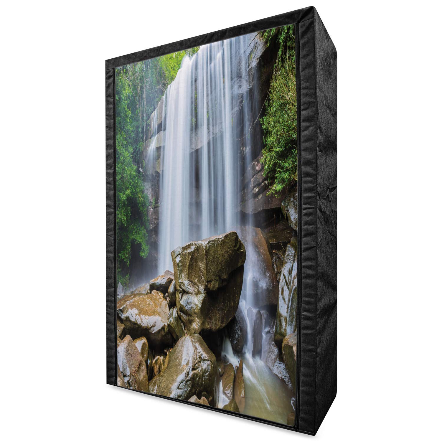 Ambesonne Waterfall Portable Fabric Wardrobe - 42.5