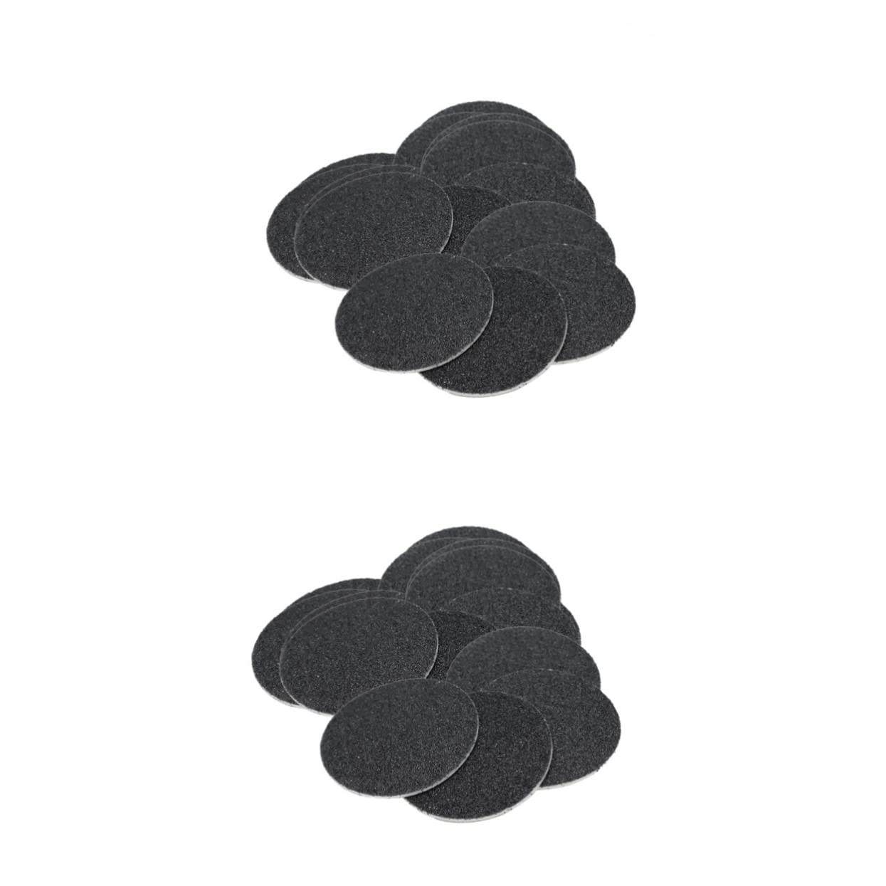 Beaupretty 120 Pcs Electric Nail Grinder Set with Automatic Nail File, Pedicure Sandpaper & Sanding Bands - Black Replacement Sandpaper Discs for Professional & Home Nail Care - Perfect for Manicures, Pedicures & Nail Art