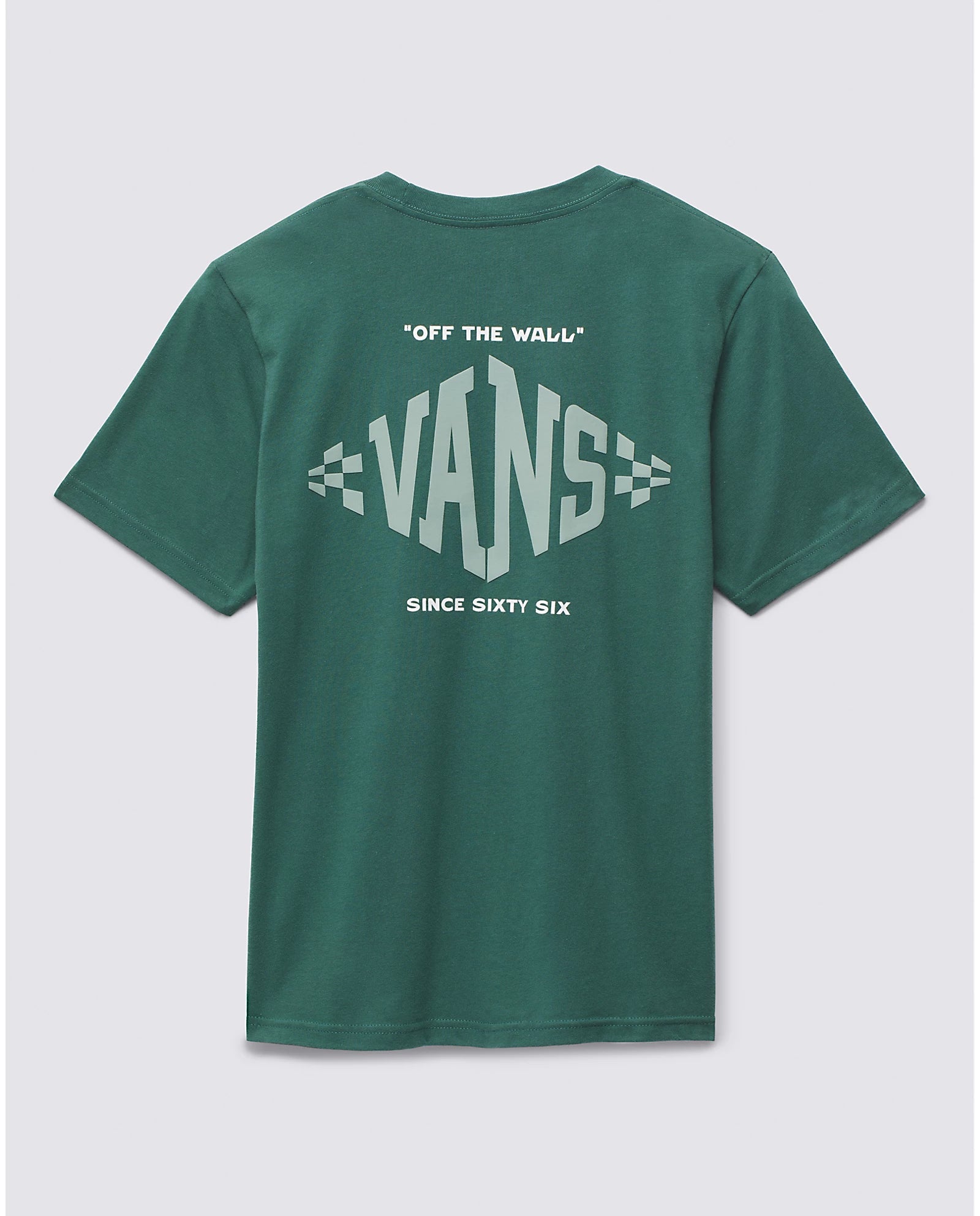 Vans Youth Diamond Graphic T-Shirt - Bistro Green | Trendy Casual Tee for Teens & Kids | Perfect for School, Outings & Everyday Wear