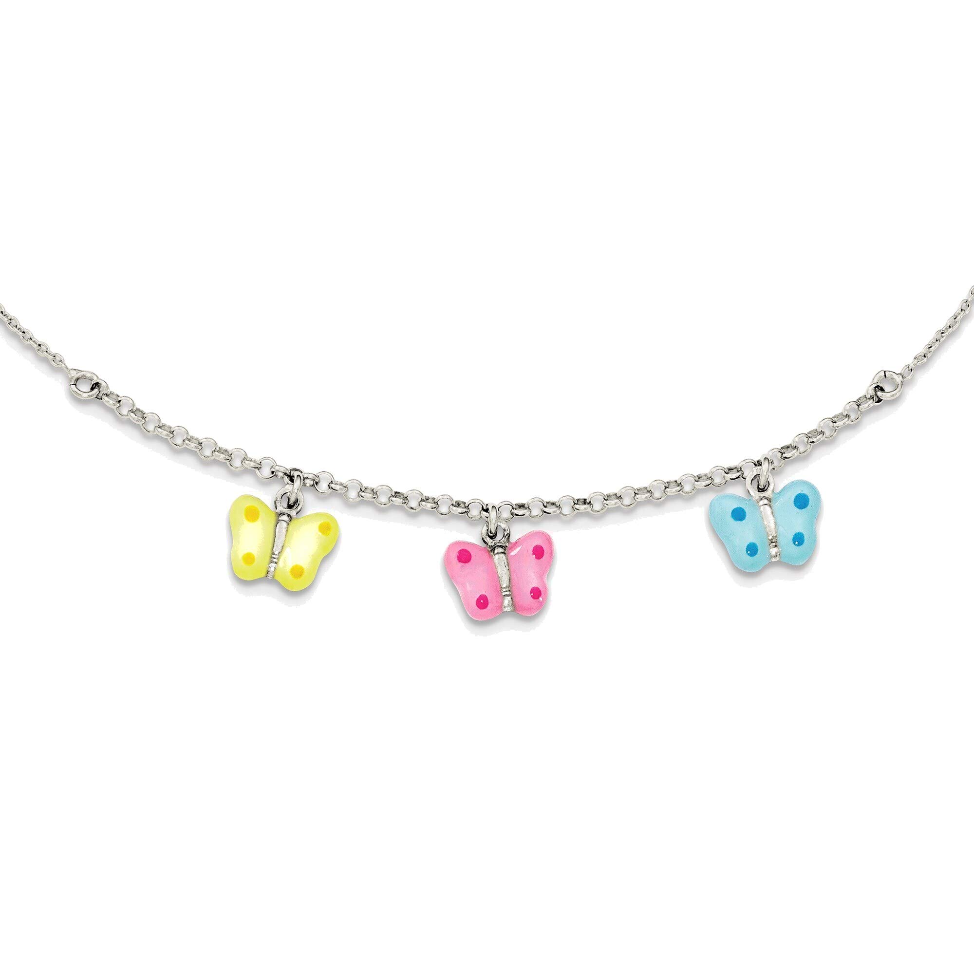 Sterling Silver Butterfly Necklace - Elegant Jewelry for Women