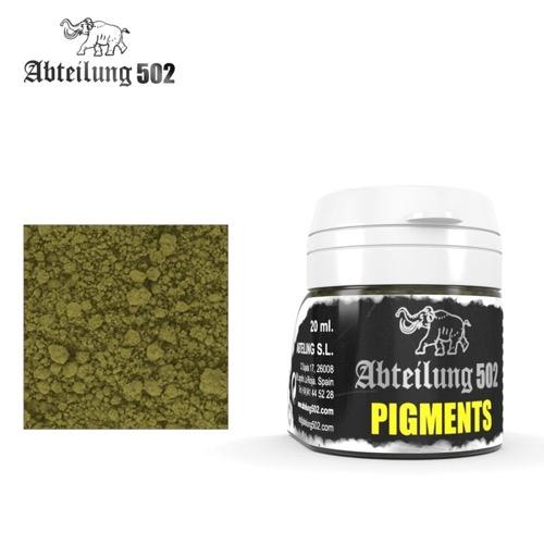 Abteilung 502 ABTP051 Light Moss Green Pigment 20mL - Professional Acrylic Paint for Miniature Painting, Model Kits & Art Projects - Perfect for Warhammer, Dioramas & DIY Crafts