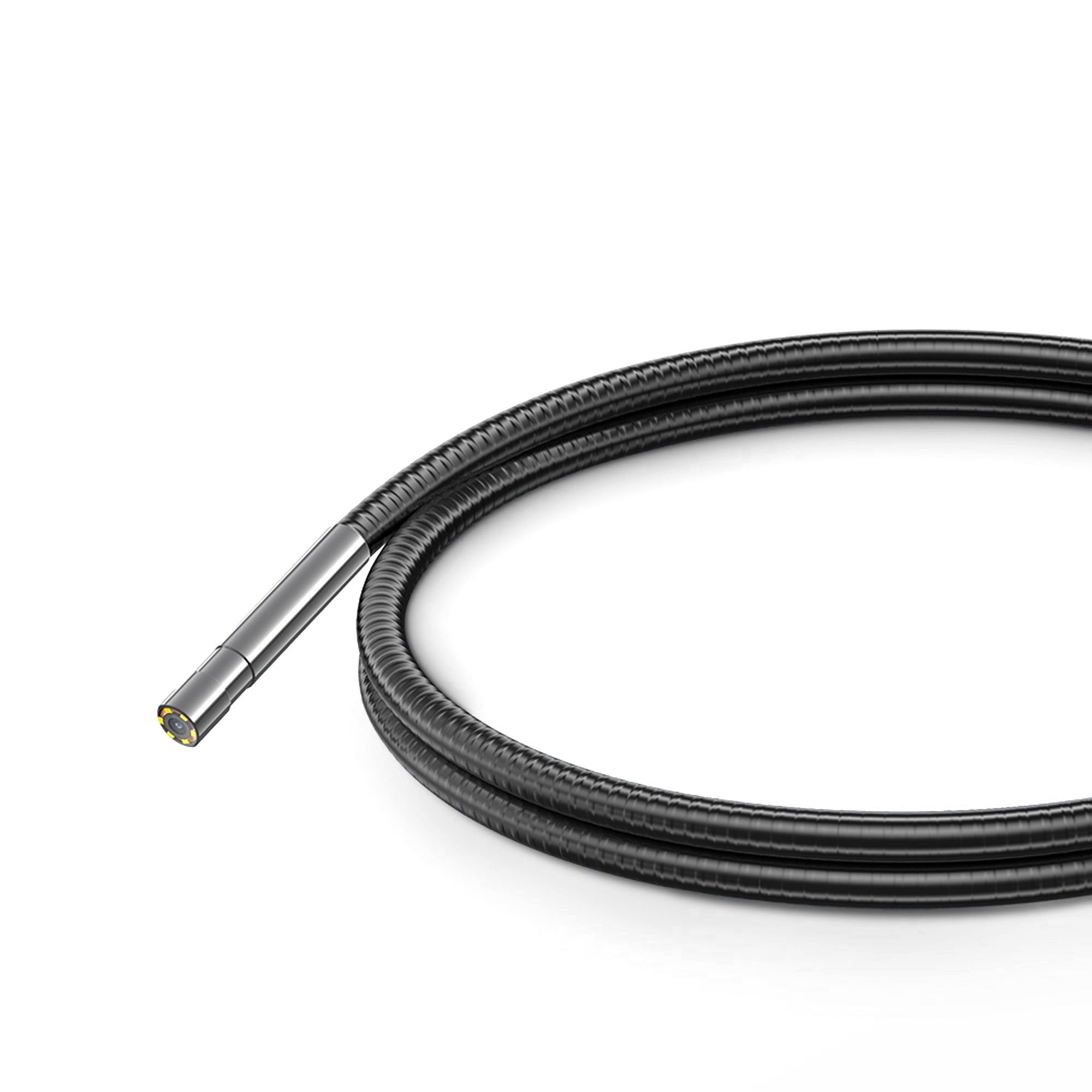 Flexible Inspection Camera Probe - 0.15 in (3.9mm) Single Lens Endoscope for Plumbing, HVAC & Automotive Diagnostics | Waterproof Borescope for Hard-to-Reach Areas