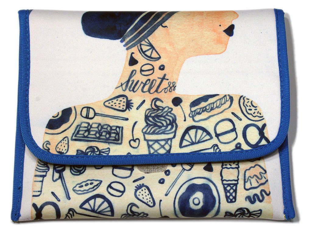 Art Birds Sweet Tats Nuts & Bolts Crossbody Bag - Stylish Purse for Women, School, Travel & Everyday Use | Trendy Geometric Design Handbag