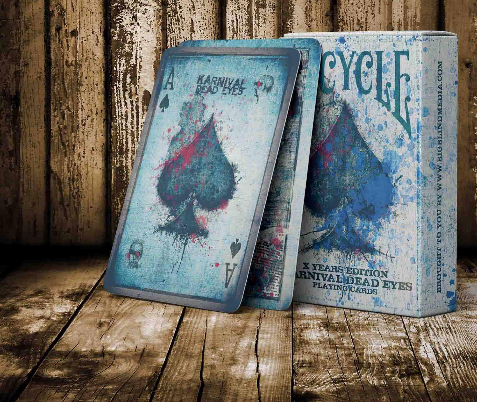Bicycle Karnival Dead Eyes Playing Cards - Limited X Years Edition | Premium Collectible Deck for Magic Tricks, Poker & Card Games