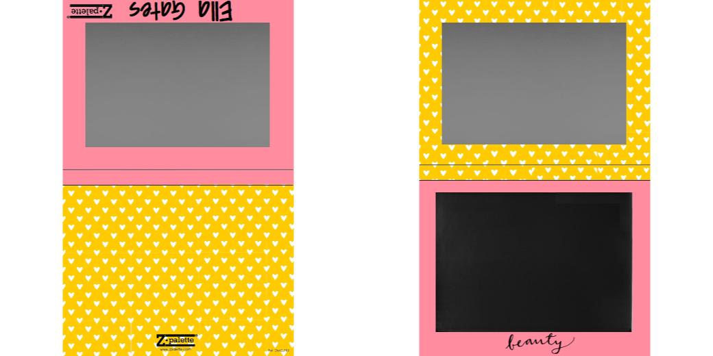 Custom Extra Large Z Palette - Magnetic Makeup Palette for Eyeshadows & Blush - Perfect for Travel & Professional Makeup Artists