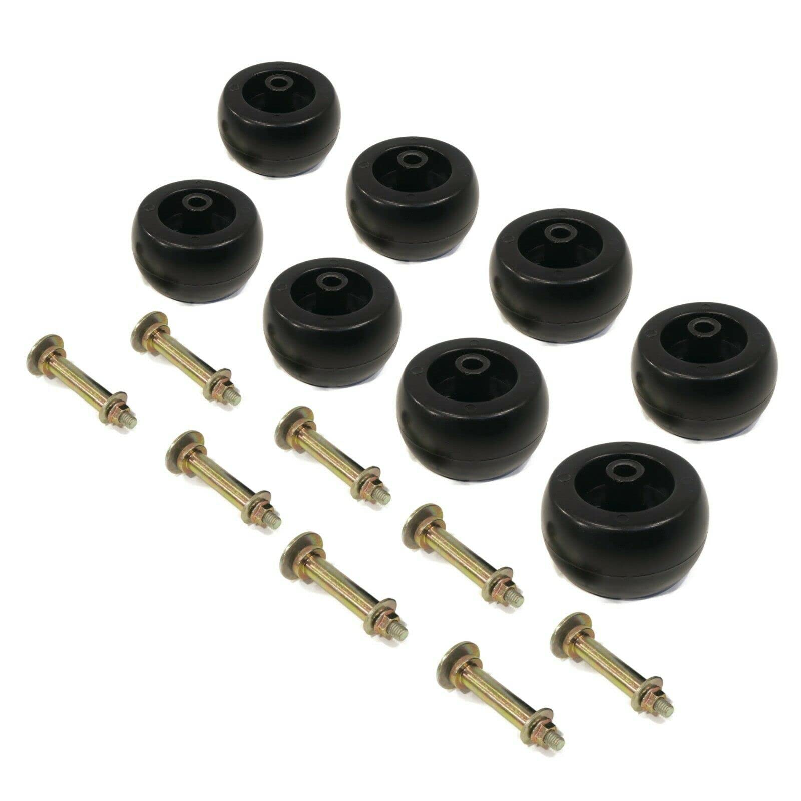 8-Pack Deck Wheel Kits for Toro VT740EKC604, TTS600KAE523, TTS600PKAE483 - Replacement Lawn Mower Wheels for Smooth Operation - Perfect for DIY Lawn Maintenance & Equipment Repair